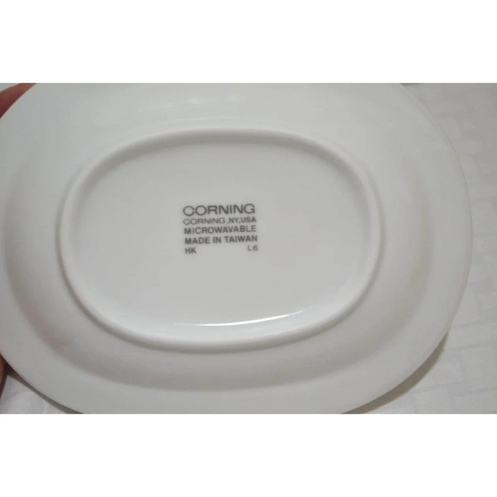 Vintage Corelle Sunsations Gravy Boat Complete 2 Piece Set with Box Unused